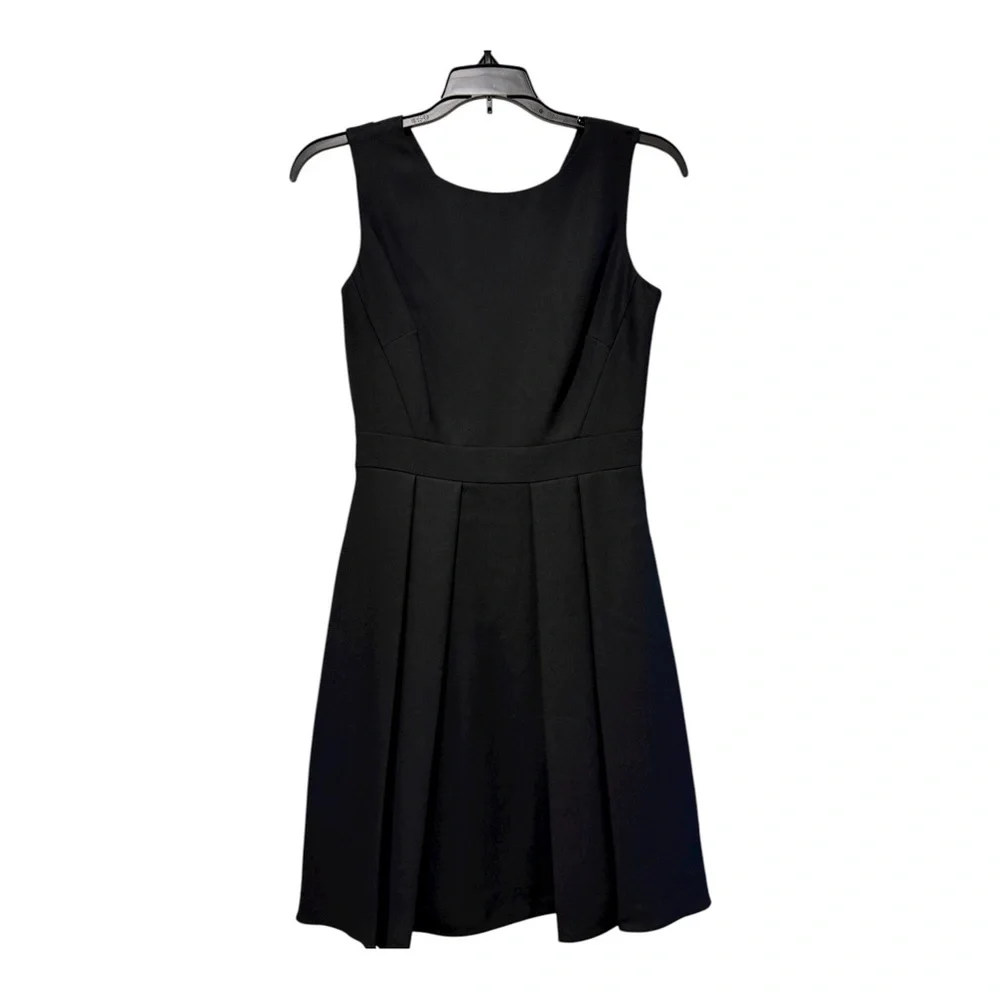 Kate Spade Black Crepe Bow Back Dress